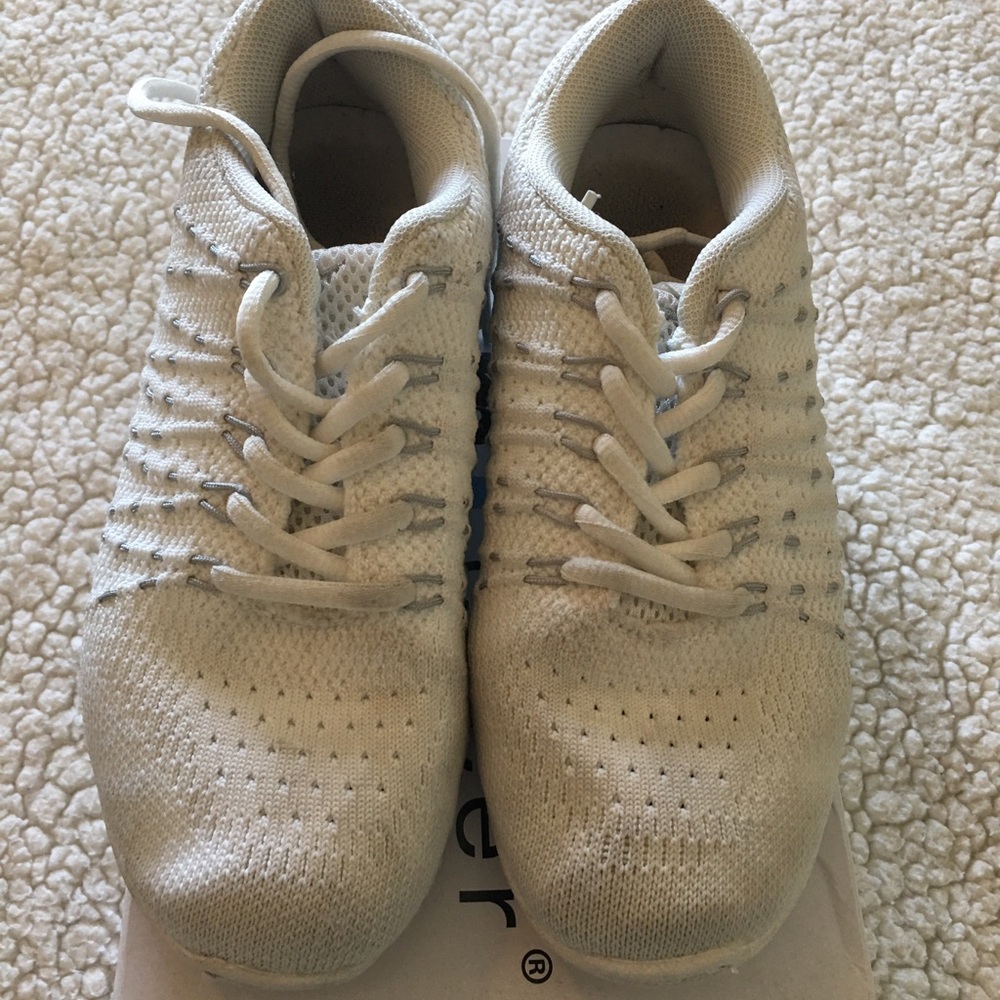 - White team cheer shoes